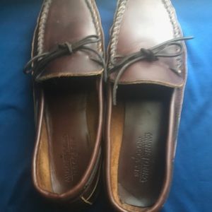 Minnetonka hard- sole men’s moccasins.   Like new